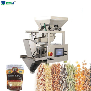 자동 선형 계량기 단일 헤드 이중 헤드 삼중 헤드 과립 씨앗 견과류 무게 포장 기계 - Product Image 1