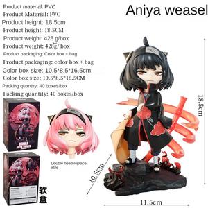 Figura de PVC de Alta Calidad, Modelo Hecho a Mano, con Doble Cabeza de Zorro, de la Serie <span class=keywords><strong>Anime</strong></span> Demon Slayer, para Decoración - Product Image 3