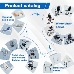 Silla de ruedas de viaje plegable y ligera, silla de ruedas manual estándar portátil personalizada, silla de ruedas de <span class=keywords><strong>transporte</strong></span> - Product Image 5