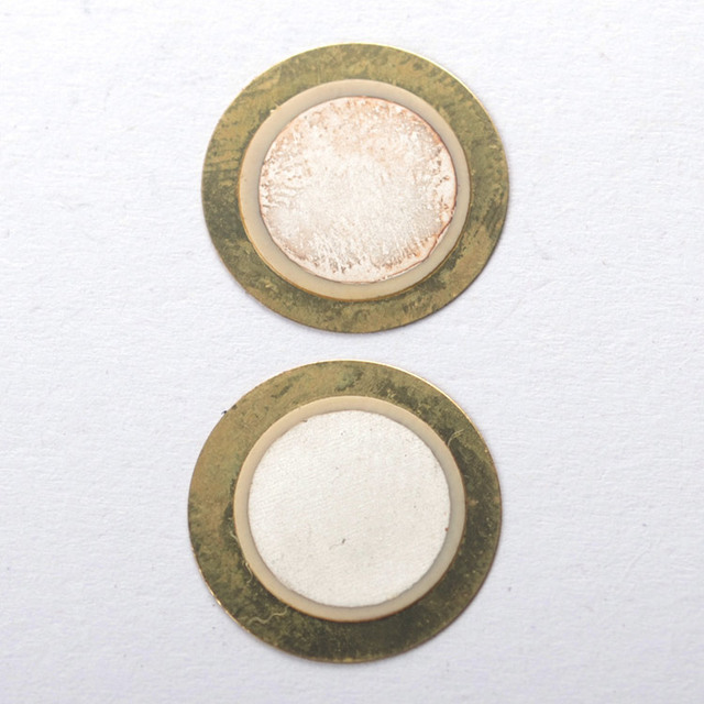SS12T 12mm Brass Material Piezo Buzzer With Wire