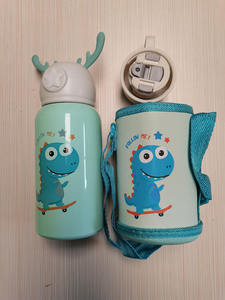 Wholesale 600ml Cute Cartoon Portable Outside Children 316 Stainless Steel Vacuum Flask School <b>Water</b> <b>Bottle</b> <b>for</b> <b>Kids</b> With Straw - Product Image 6