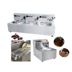 Machine à fondre le chocolat multifonctionnelle en acier inoxydable de haute qualité pour la fabrication de chocolat, machine à tempérer le chocolat - Product Image 3
