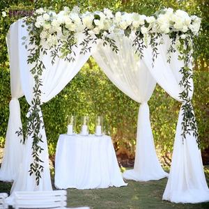 6-10' Tall X 6-10' Wide Stretchable Aluminum Alloy Arch <b>Backdrop</b> <b>Stand</b> Wedding Hall Decorations - Product Image 6
