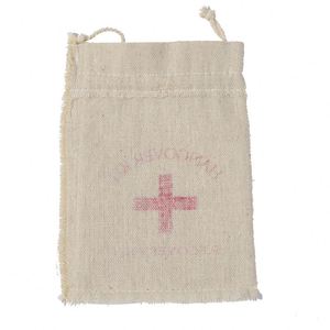 Bolsa de Lona de Algodón Reciclable al por Mayor con Cordón, Logotipo Personalizado Impreso, Bolsa de Regalo para Kit de Resaca - Product Image 4