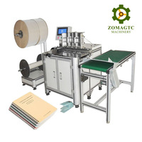 Máquina Semiautomática DWC520 para Hacer Espirales Metálicas para Cuadernos, Libros y Calendarios, Encuadernadora Eléctrica de Alambre en Espiral
