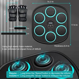 Professional WMBT002 Wall-Mounted Combat Trainer Music Boxing Machine Intelligent PU <b>ABS</b> PP Dummy Target <b>Exercise</b> - Product Image 5
