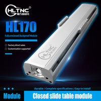 Table coulissante automatisée HLTNC C7 C5 2010 avec vis à métaux HGR15, compatible avec servomoteurs 60/80, 170 mm de déplacement, 150-2000 mm pour CNC