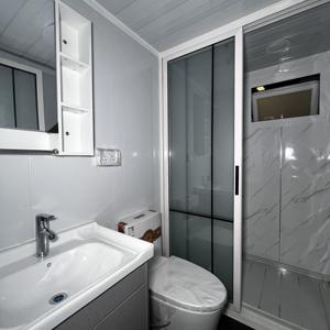 บ้านภาชนะเหล็กแบบแยกส่วนขนาด20ฟุตที่ทันสมัยสำหรับบ้านเคลื่อนที่พร้อมใช้งานและห้องนอนที่สามารถขยายพื้นที่ได้ - Product Image 6