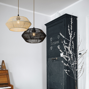 Lustre <span class=keywords><strong>en</strong></span> bambou et rotin, Artisanat <span class=keywords><strong>en</strong></span> bambou, pour Salle de thé, Restaurant de fondue, Restaurant chinois, Chambre à coucher, Hébergement local, Éclairage - Product Image 3