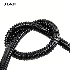 JIAF Plástico Corrugado Conduit 7-54.5mm Retardante De Chama PE Mangueira Cabo Proteção Do Fio Preto Manga Tubo Fio Chicote Tubo - Product Image 1