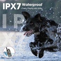 2024 Neuestes TPU Wasserdichtes Wiederaufladbares Elektronisches Anti-Bell-Halsband mit Schock- und Vibrationsfunktion Ferngesteuertes Hundetraining