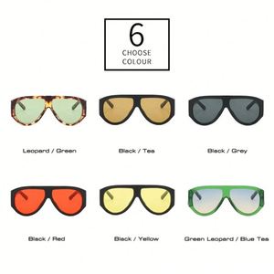 Gafas de Sol de Moda Retro 2025 para Mujer, Estilo Punk, de Pierna Ancha, Protección UV400, Modelo Piloto Extra Grandes - Product Image 5