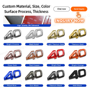 Tùy chỉnh thiết kế của bạn xe biểu tượng cá nhân dính ô tô biểu tượng 3D ABS xe huy hiệu decal cho xe xe tải xe máy thuyền - Product Image 5