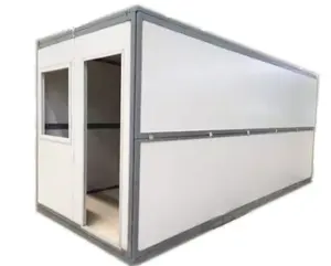 Small removable and easily assembled portable workers' mobile house