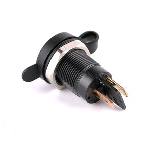 Châu Âu đo đường kính nhỏ Nữ Xe Thuốc lá nhẹ hơn ghế 12V24V sửa đổi nhỏ Miệng ổ cắm phụ tùng ô tô - Product Image 2