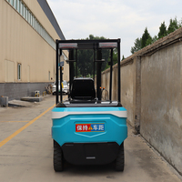 Chariot élévateur électrique 2 tonnes du fabricant chinois avec accessoire déplaceur latéral personnalisé, équipement de manutention d'entrepôt certifié CE