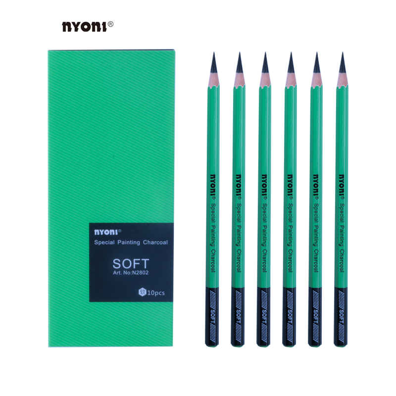 Nyoni N2802-Soft Mid жесткий различные свинцовый рисунок и живопись профессиональный художественный эскиз карандаши наборы для ухода за кожей