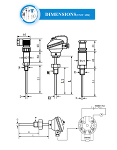 Bộ truyền tín hiệu cảm biến nhiệt điện trở PT100 PPM-WZPB - Product Image 6