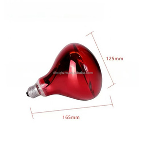 Không thấm nước hồng ngoại nhiệt đèn đỏ đọ sức chăn nuôi Bóng đèn <span class=keywords><strong>200W</strong></span> 250W 275wpet brooder nở gà lợn hồng ngoại sưởi ấm đèn - Product Image 6