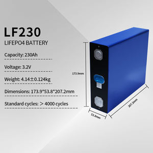 Lithium-Ionen-Prismatische LiFePO4-Batteriezellen für EU-Lagerbestand LF230 3,2V 230Ah Flüssig 3,2V EU-Lagerbestand LF105 Box Einzelstück - Product Image 2