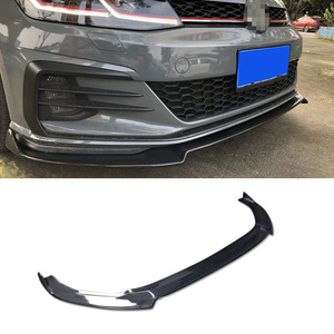 Spoiler paraurti anteriore in fibra di carbonio per VW <span class=keywords><strong>Volkswagen</strong></span> MK7.5 <span class=keywords><strong>Golf</strong></span> 7.5 <span class=keywords><strong>GTI</strong></span> 2018 2019 protezione pala mento testa - Product Image 6