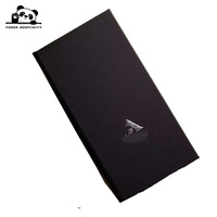 Menu en cuir marron durable, couverture rigide, avec bande élastique, impression en gravure, sac en carton, pour restaurant, tailles personnalisées