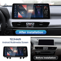 Lecteur multimédia automobile sans fil Android Auto Carplay STWEI pour BMW X1 F48 NBT EVO 2016-2022 Écran stéréo 12,3 pouces Écran Linux
