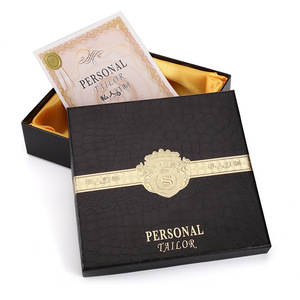 Crocodile Pattern Silk Inner Custom Luxury Cardboard Gift Set Packaging Box, Golden Stamping Large 3d Luxury Gift Box