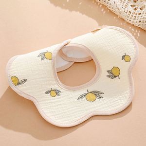 Bavoirs unisexes en coton biologique avec motif imprimé moderne pour bébés garçons et filles, fabriqués par un fabricant OEM - Product Image 4