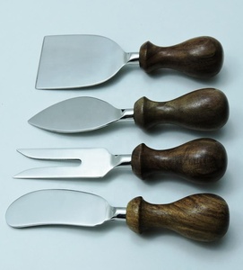 Hot Selling Natural Wooden Handle Steel Cheese <b>Gadget</b> Set Kitchen Tools & <b>Gadgets</b> Holder-cutlery Tray Drawer Dividers for Flat - Product Image 3