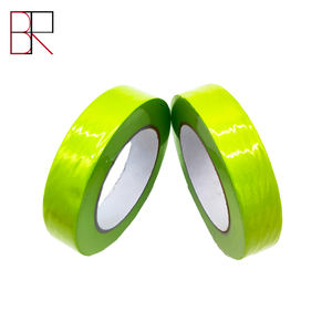 Papier et film adhésifs pour peintres automobiles, ruban adhésif en papier crépon pour la peinture, ruban adhésif personnalisé résistant aux hautes températures - Product Image 1