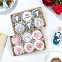 Sacs en cellophane transparents 3x3 pouces auto-adhésifs pour emballage de chocolats, oreos et macarons, lot de 100