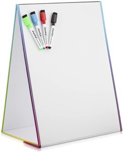 Custom Double Sided Foldable Dry Erasable Desktop <strong>Whiteboard</strong> Tabletop Magnetic Dry Erase <strong>Whiteboard</strong> <strong>Whiteboard</strong> - Product Image 1