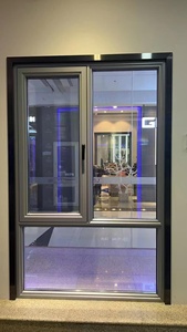 Thiết kế cạnh hẹp 75 loạt cửa nhôm cầu bị hỏng và cửa sổ cách nhiệt cửa sổ cho biệt thự - Product Image 3