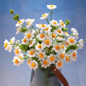 YOPIN-7697 all'ingrosso scovolini rifiniti 5 forchette Daisy fatti a mano a forma <span class=keywords><strong>di</strong></span> asta intrecciata <span class=keywords><strong>fiori</strong></span> decorazione scenario casa - Product Image 3