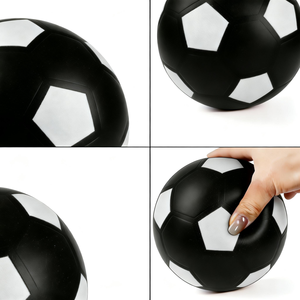Ballon de football de taille 5 personnalisé, en mousse souple, <span class=keywords><strong>anti</strong></span>-impact, pour l'entraînement, le sport en salle, silencieux, en PU - Product Image 2