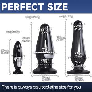 Kit pelatih elektrik mainan <span class=keywords><strong>Anal</strong></span> dengan dasar lebar, pemijat prostat kejut listrik untuk pria dan wanita dewasa - Product Image 6