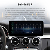 Écran tactile sans fil Carplay 10,25'' pour Mercedes Benz Classe C W205 Classe GLC W446 5.0 2015-2018 Autoradio multimédia GPS
