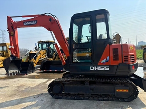 Excavatrice Doosan DH55 coréenne d'occasion de haute qualité, mini-excavatrice compacte de 5,5 tonnes, petite excavatrice sur chenilles - Product Image 4