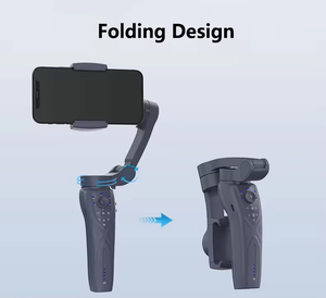 Estabilizador de Gimbal Inteligente con IA, Seguimiento de 360°, Disparo por Gestos, Movimiento Ajustable para Transmisión en Vivo con Teléfono Móvil - Product Image 6