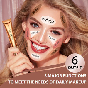 ALIVER – stylo de maquillage personnalisé pour visage, corps, <span class=keywords><strong>pastel</strong></span>, liquide, <span class=keywords><strong>surligneur</strong></span>, cosmétique, fard à joues - Product Image 6