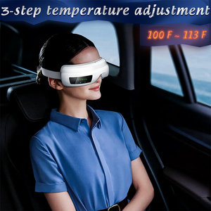 180 तह डिजाइन के साथ गर्म हवा संपीड़न आंख मालिश मास्क - Product Image 3