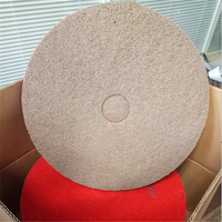 Grandes plaquettes de polissage diamantées de 17 pouces, grain 3000, pour machines de nettoyage de sols à brosse rotative