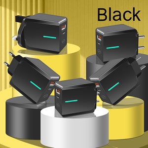 ที่ชาร์จโทรศัพท์มือถือ 66W สำหรับ EU UK US วัสดุ PC+ABS ป้องกันไฟไหม้ รองรับ QC5.0 USB PD25W ชาร์จเร็ว สำหรับ Apple Android - Product Image 2