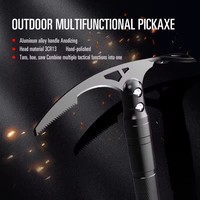 Outils de plein air Accessoires de randonnée Outil multifonctionnel Hache de survie Acier inoxydable Camping Hache Survie Multitool