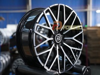 Aleación forjada negra personalizada 5x114,3 5x130 5x112 Ruedas 15 18 24 26 Pulgadas Llanta de ruedas de coche para Maserati de lujo