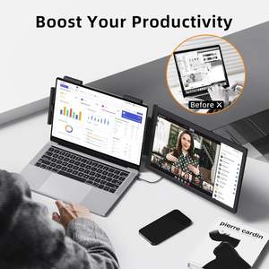 Moniteur USB-C portable pour ordinateur portable, extension d'écran double, jeu, dessin, codage, 14 pouces, compatible avec <span class=keywords><strong>MAC</strong></span>, Win, PC - Product Image 2