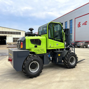 Multiuso fabbrica fattoria fango 3 Ton 3.5T 4T 5T 6Ton 4WD 4 ruote motrici fuoristrada tutti i terreni accidentati carrello elevatore Diesel per la vendita - Product Image 5