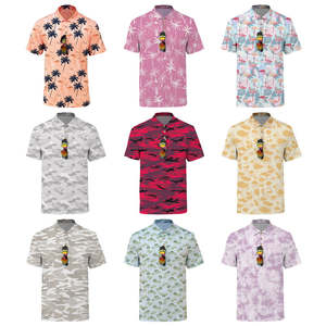 เสื้อกีฬาโพลีเอสเตอร์กันรอยยับสำหรับโปโลเสื้อแนวสตรีทเสื้อยืดถักพิมพ์ลายตามสั่งสำหรับโปโล - Product Image 2