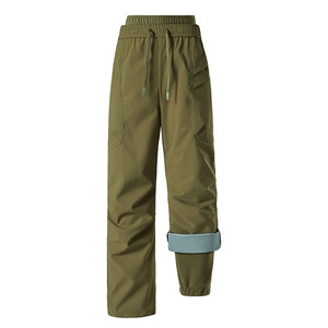 Pantalon de randonnée imperméable 3-<span class=keywords><strong>en</strong></span>-1 personnalisé 5000 mm, pantalon cargo coupe-vent doublé polaire à marque privée, OEM clé <span class=keywords><strong>en</strong></span> main avec logo 1 pièce - Product Image 5